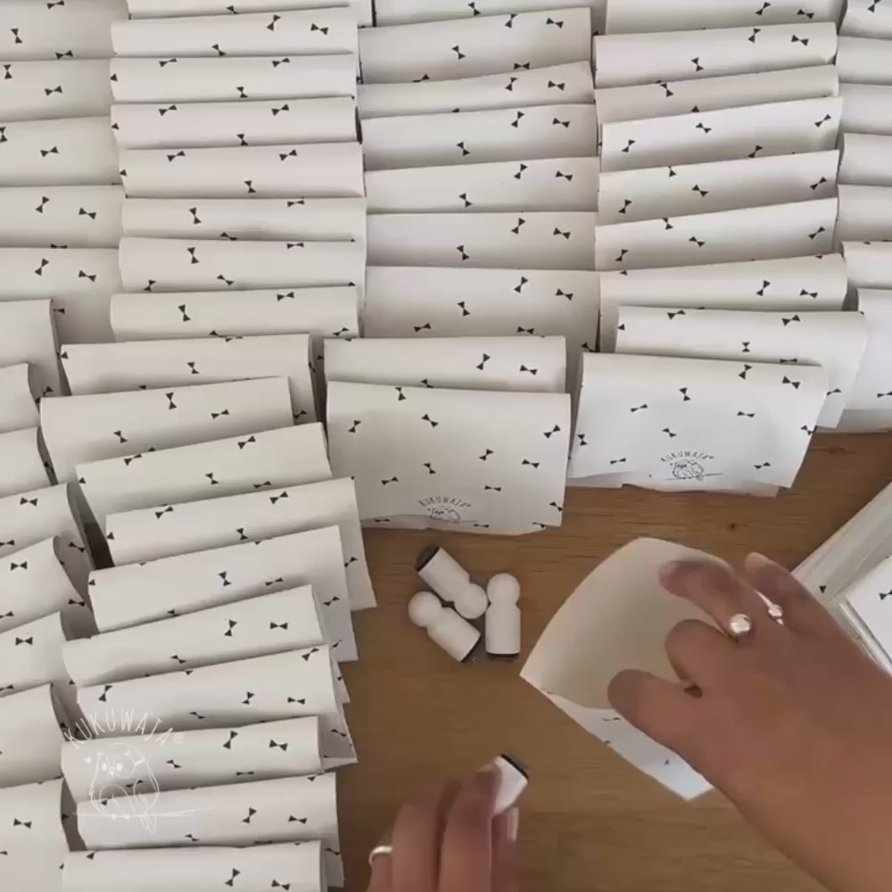 kukuwaja 4er MIDI STEMPELSET ABOBOX mit Stempelkissen monatlich